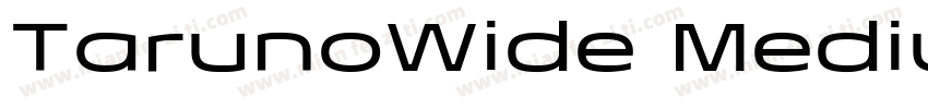 TarunoWide Medium字体转换